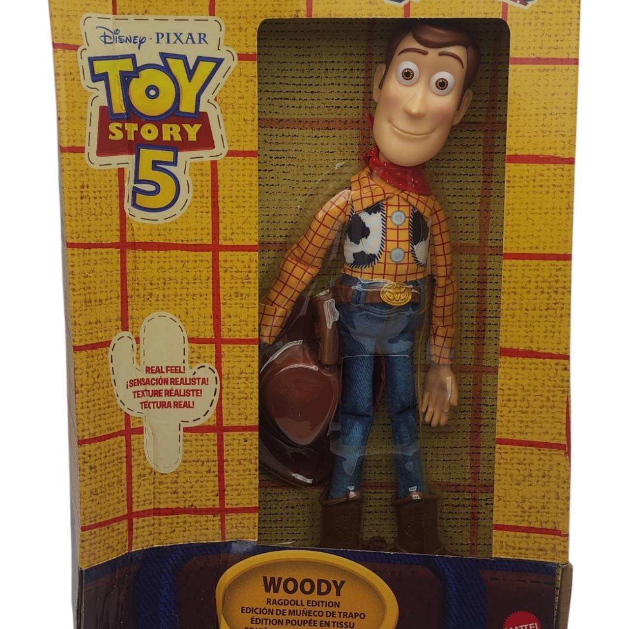 Disney Pixar Toy Story 5 Woody Ragdoll Edition Figure – Damaged Packaging