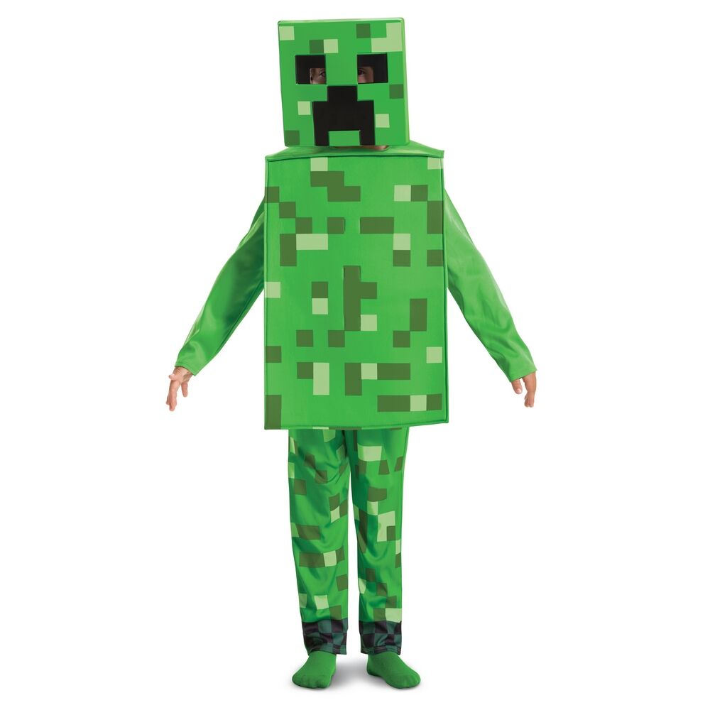 Disguise Minecraft Creeper Fancy Dress Costume Size 7-8Years