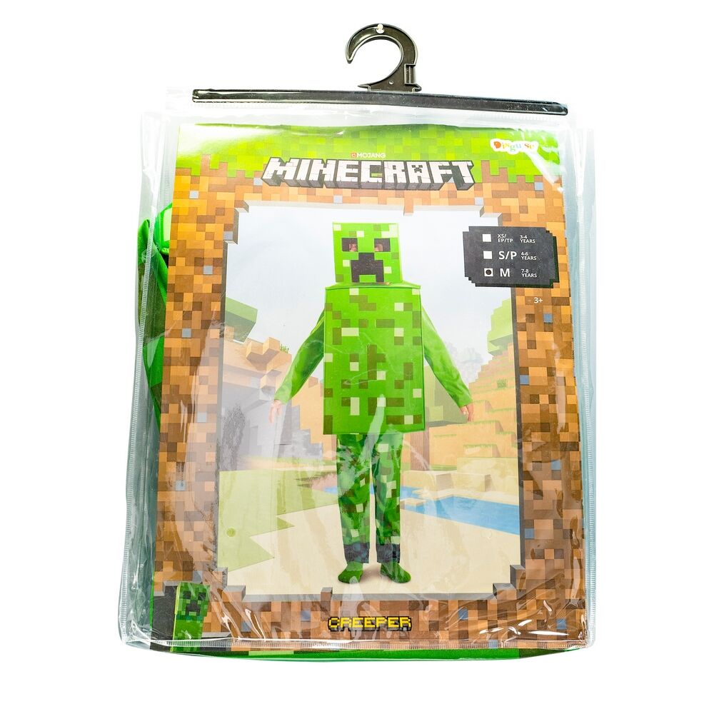 Disguise Minecraft Creeper Fancy Dress Costume Size 7-8Years
