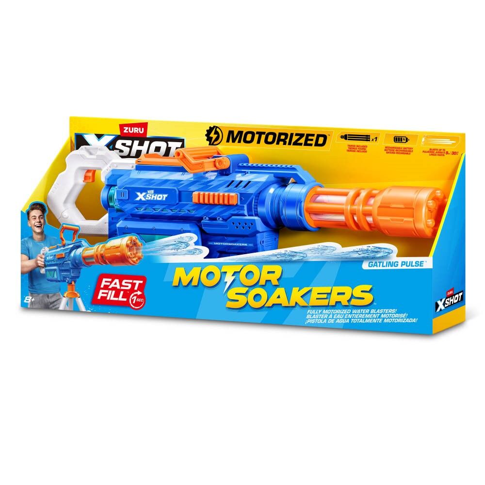 Zuru XSHOT Fast Fill Motor Soaker - Gatling Pulse
