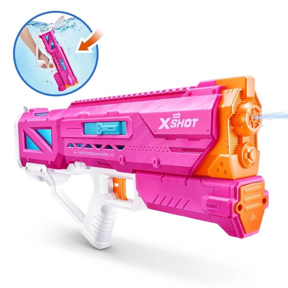 Zuru XSHOT Fast Fill Motor Soaker - Hydra Pulse Pink