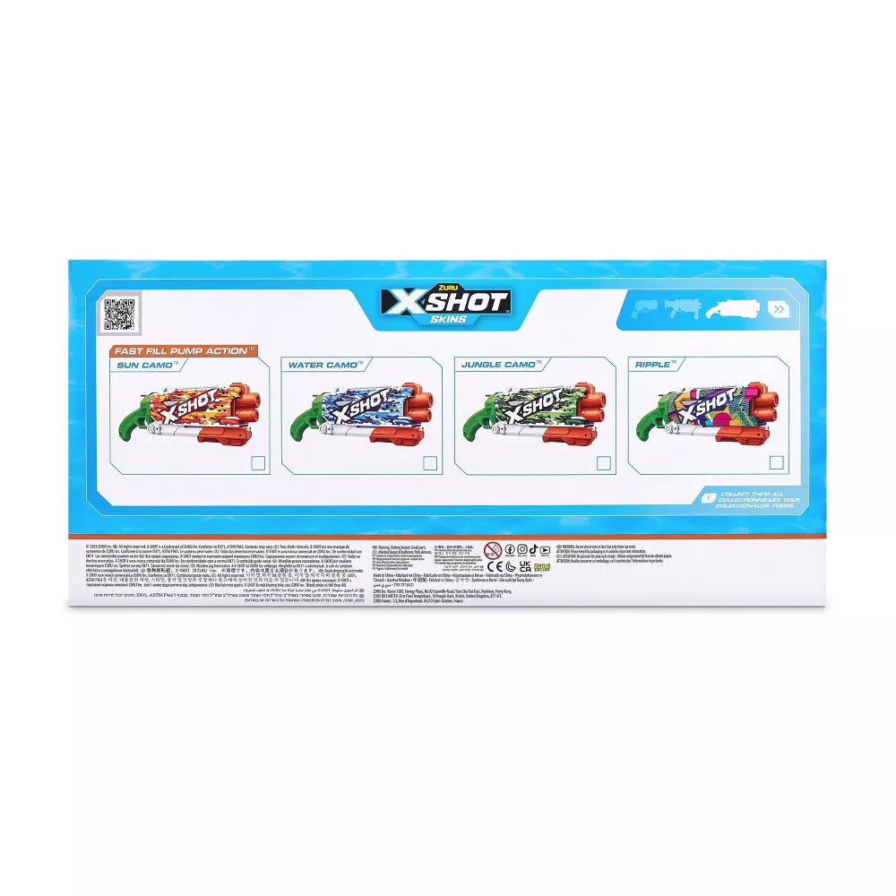 Zuru X-Shot Skins Fast Fill Pump Action Ripple