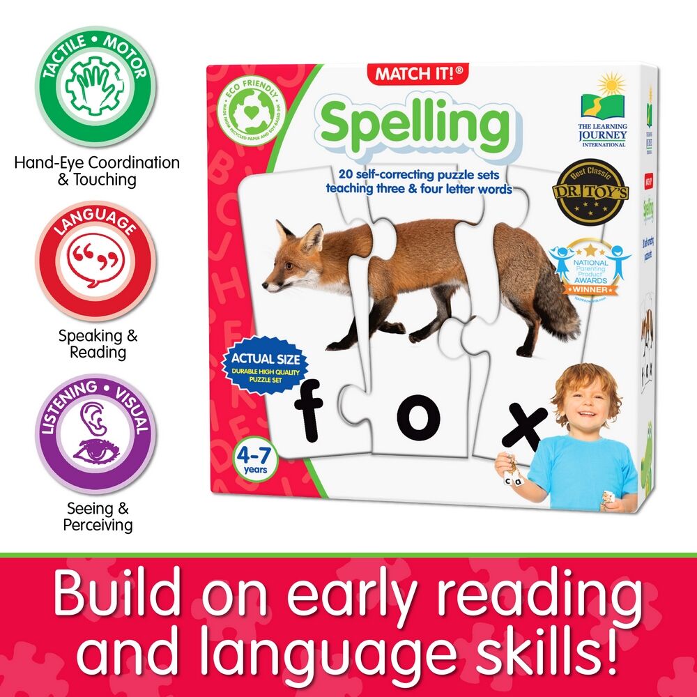Learning Journey Match It- Spelling