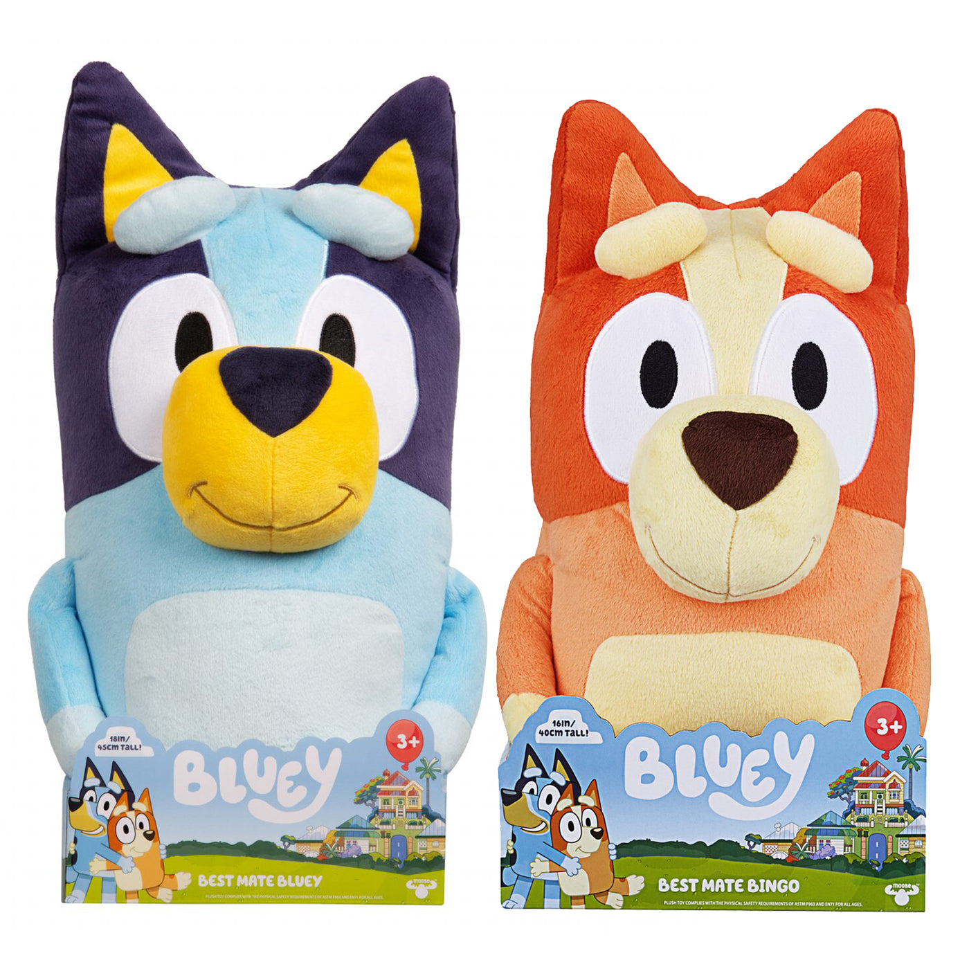 Bluet Friends Plush Pack - Best Mate Bluey & Bingo