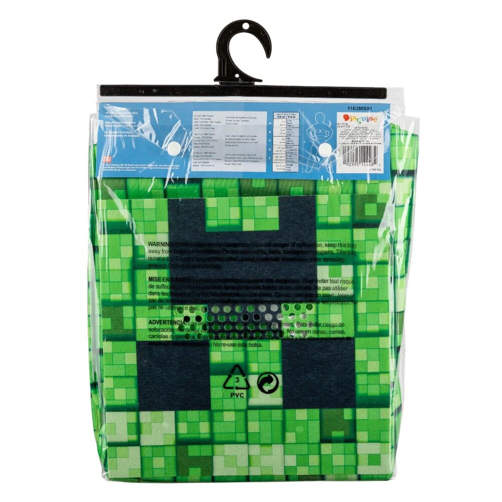 Minecraft Value Plus Costume - Creeper 4-6Years