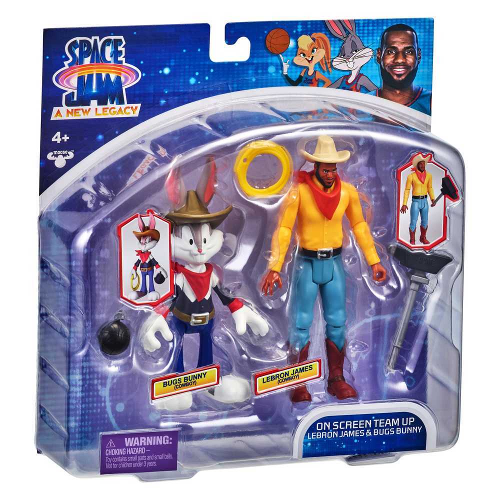 Space Jam On Court Team Up - Lebron James & Bugs Bunny