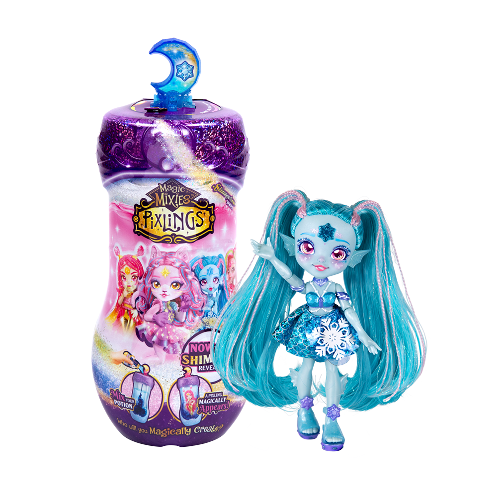 Magic Mixies Pixlings Doll S2 - Marena The Ice Mermaid Pixling