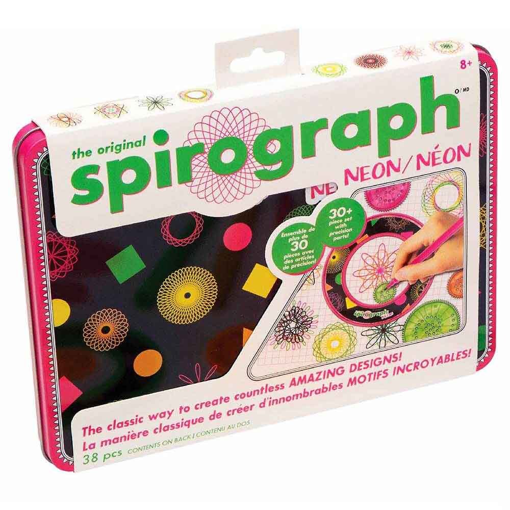 The Original Spirograph - Neon in Tin