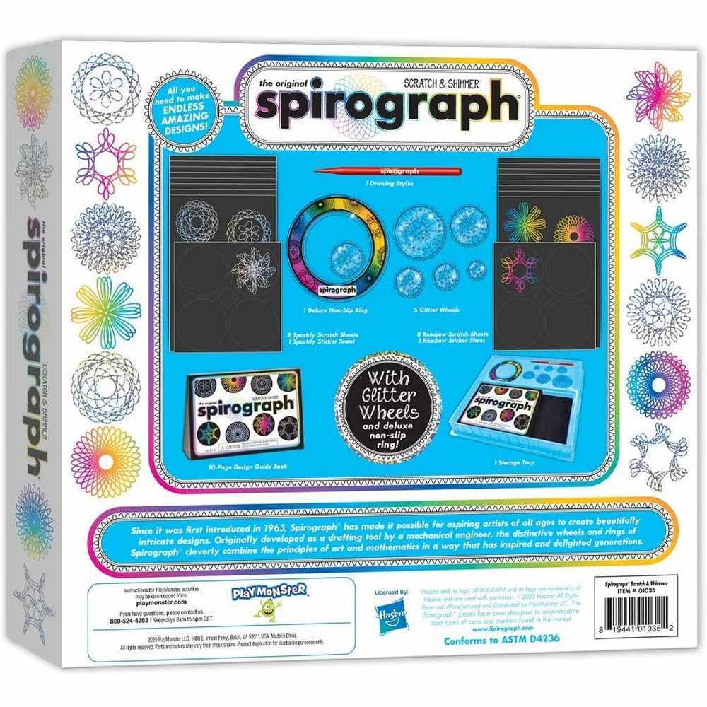 The Original Spirograph - Scratch & Shimmer