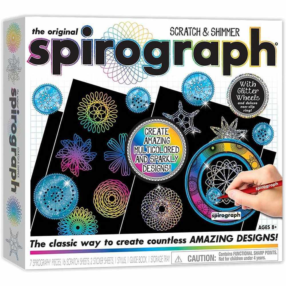 The Original Spirograph - Scratch & Shimmer
