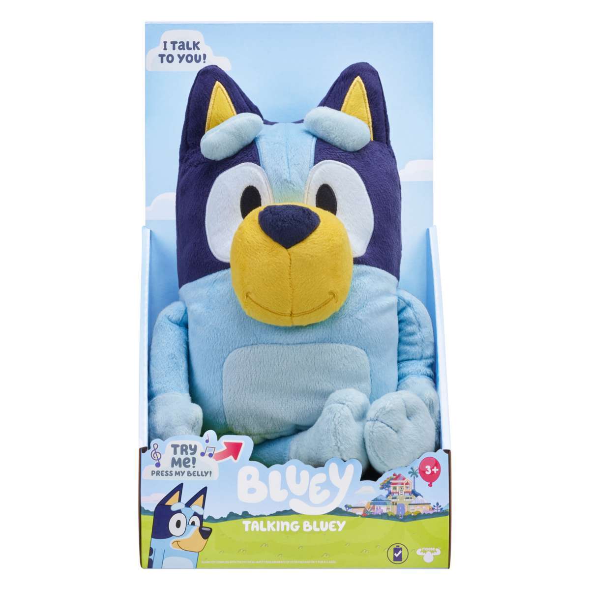 Bluey Talking Bluey Plush 33cm