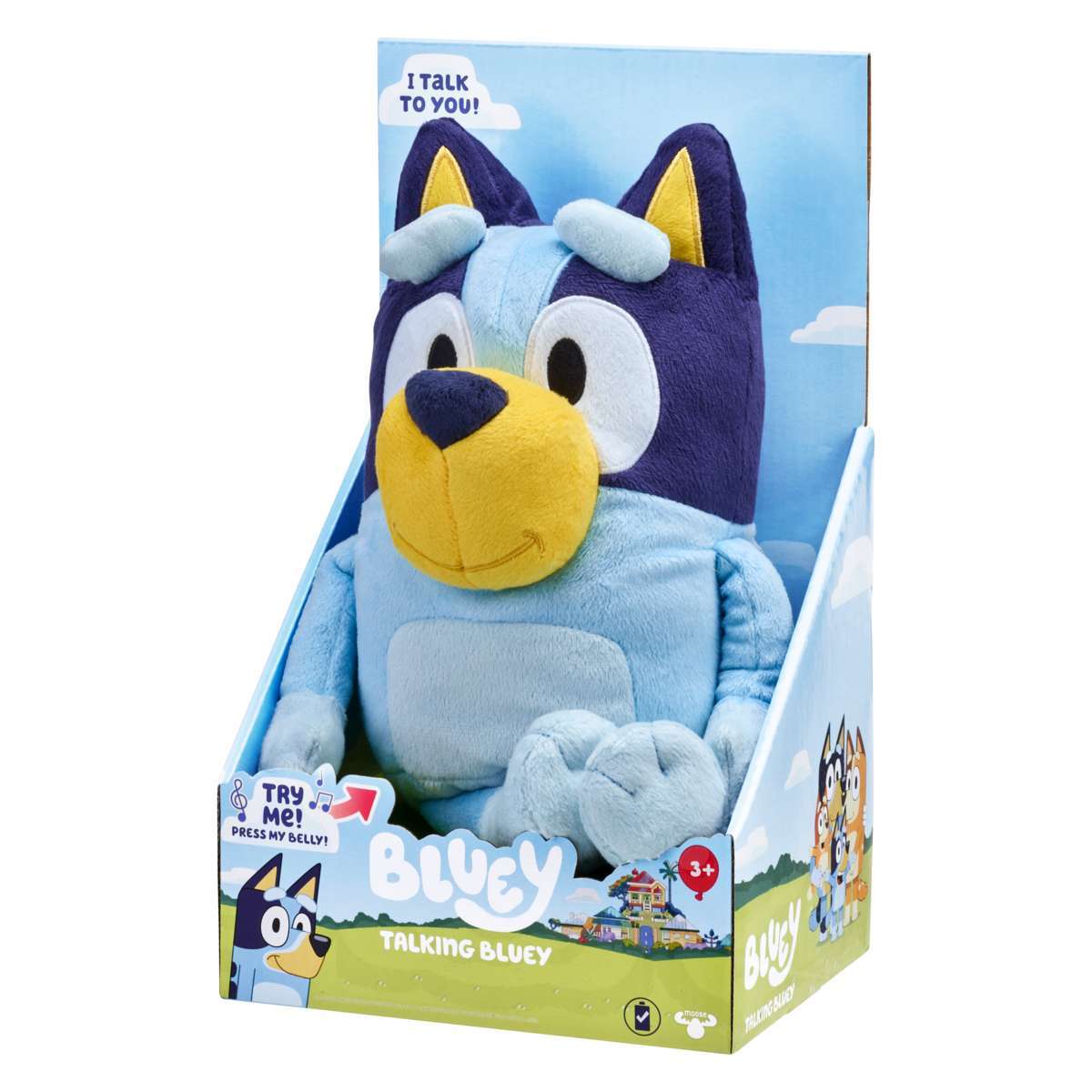 Bluey Talking Bluey Plush 33cm