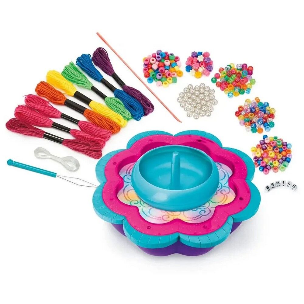 CRA-Z-ART Shimmer N' Sparkle 2 in 1 Spin & Bead Friendship Studio