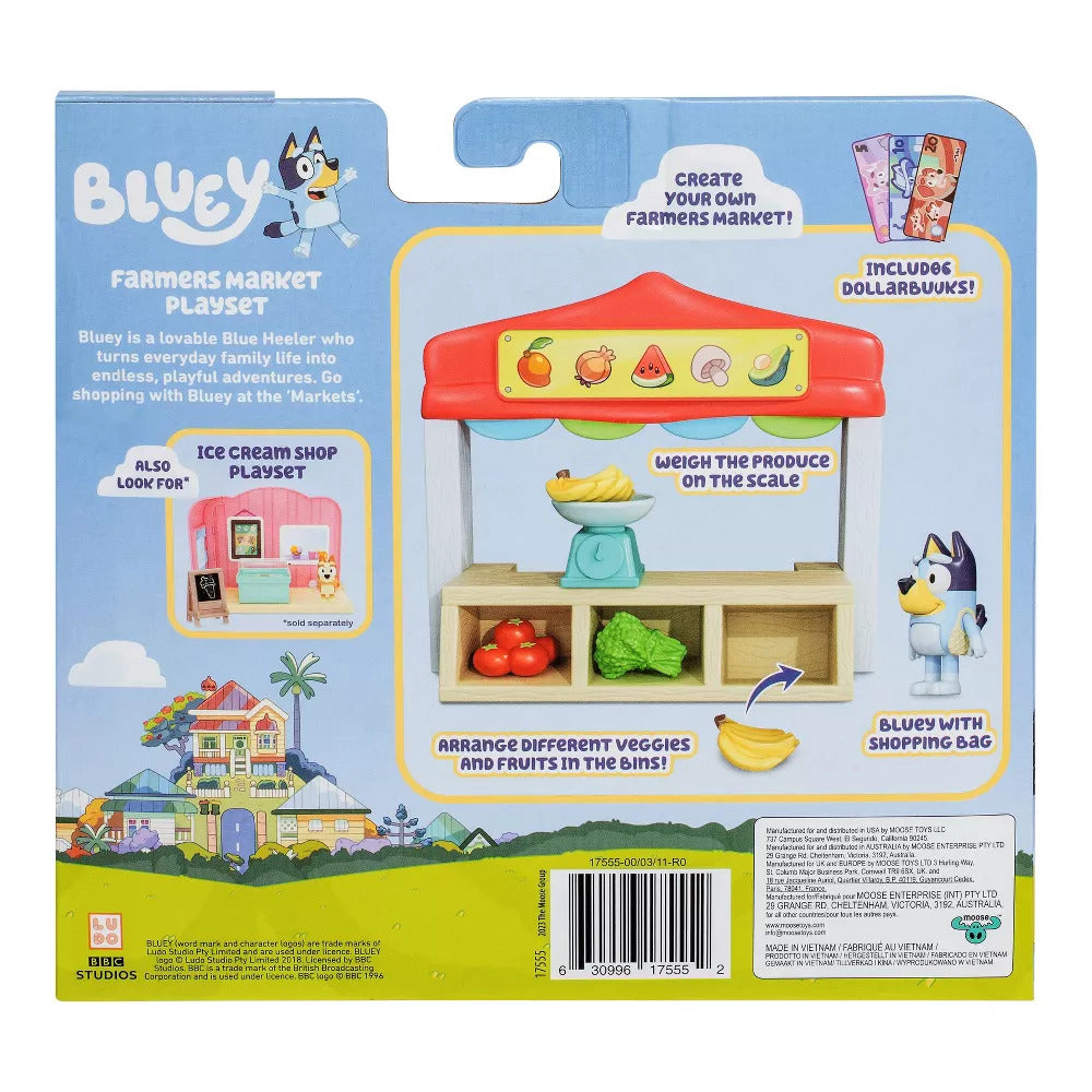 Bluey Farmers Market Playset