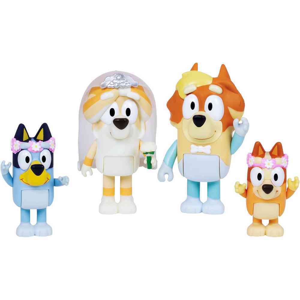 Bluey Wedding Time 4-Pack