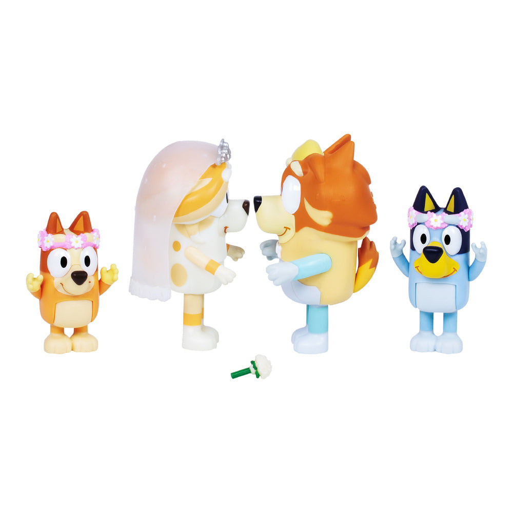 Bluey Wedding Time 4-Pack