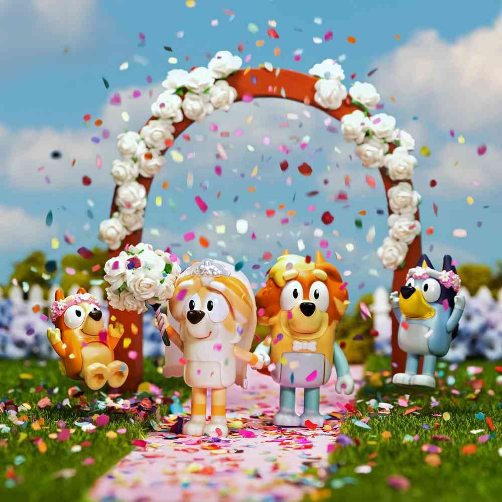 Bluey Wedding Time 4-Pack