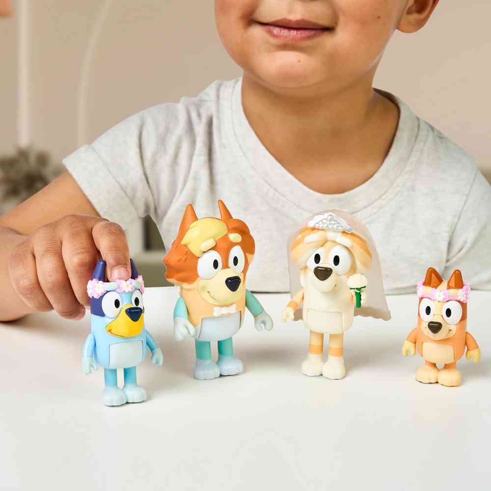 Bluey Wedding Time 4-Pack