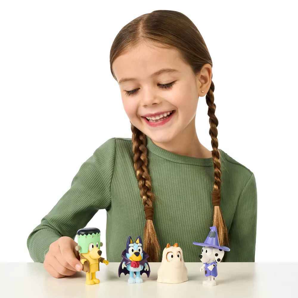 Bluey Halloween 4 Figure Pack