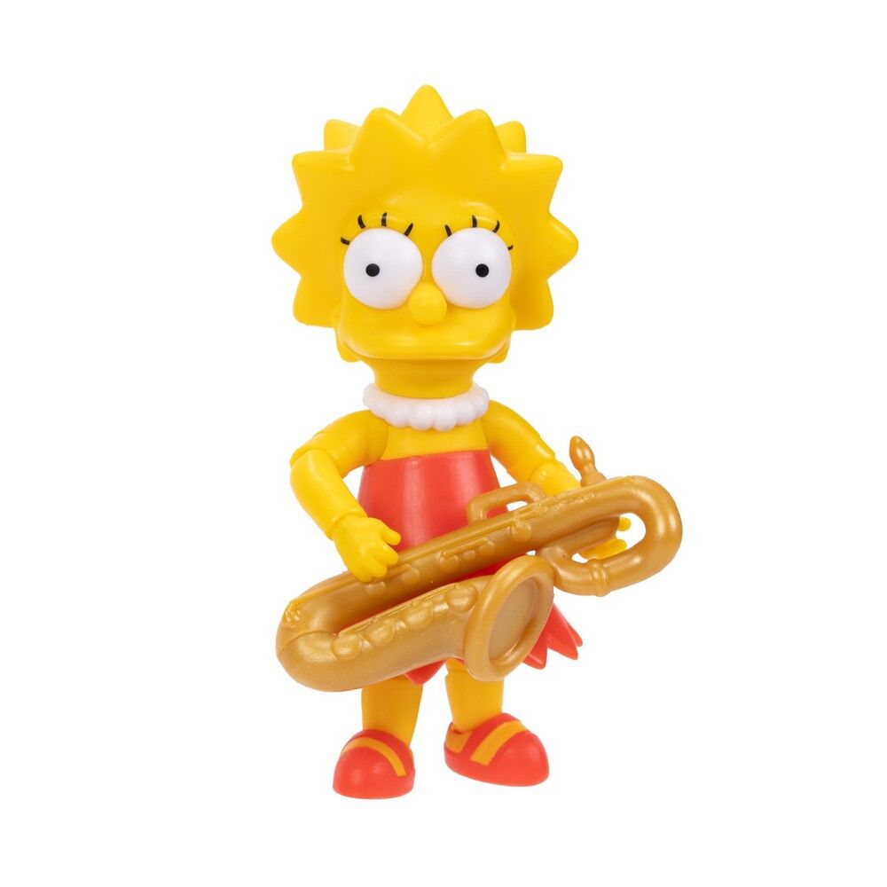 The Simpsons Lisa 5 Inch Action Figure with Saxophone Accessory