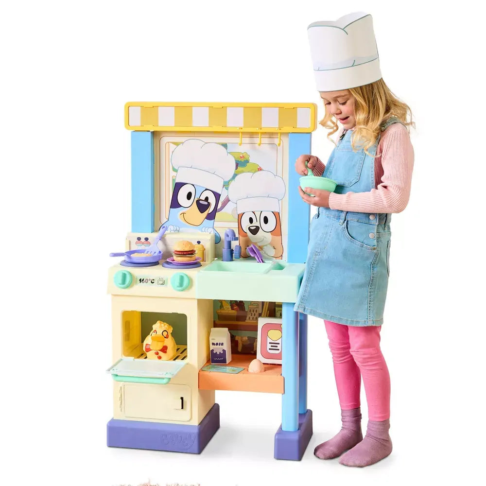 Bluey Cook With Chef Bluey Kitchen Playset