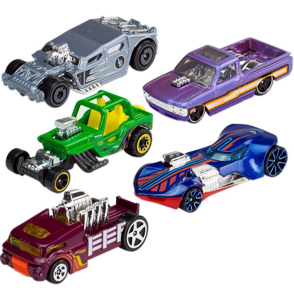 Hot Wheels 5-Pack HW Exposed Engines 1:64 Scale