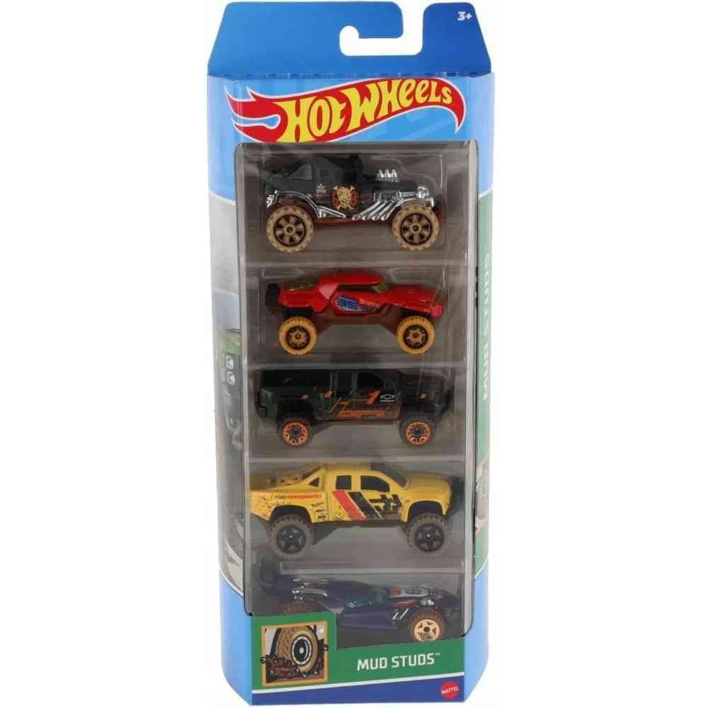 Hot Wheels Vehicles 1:64 5 Pack - Mud Suds