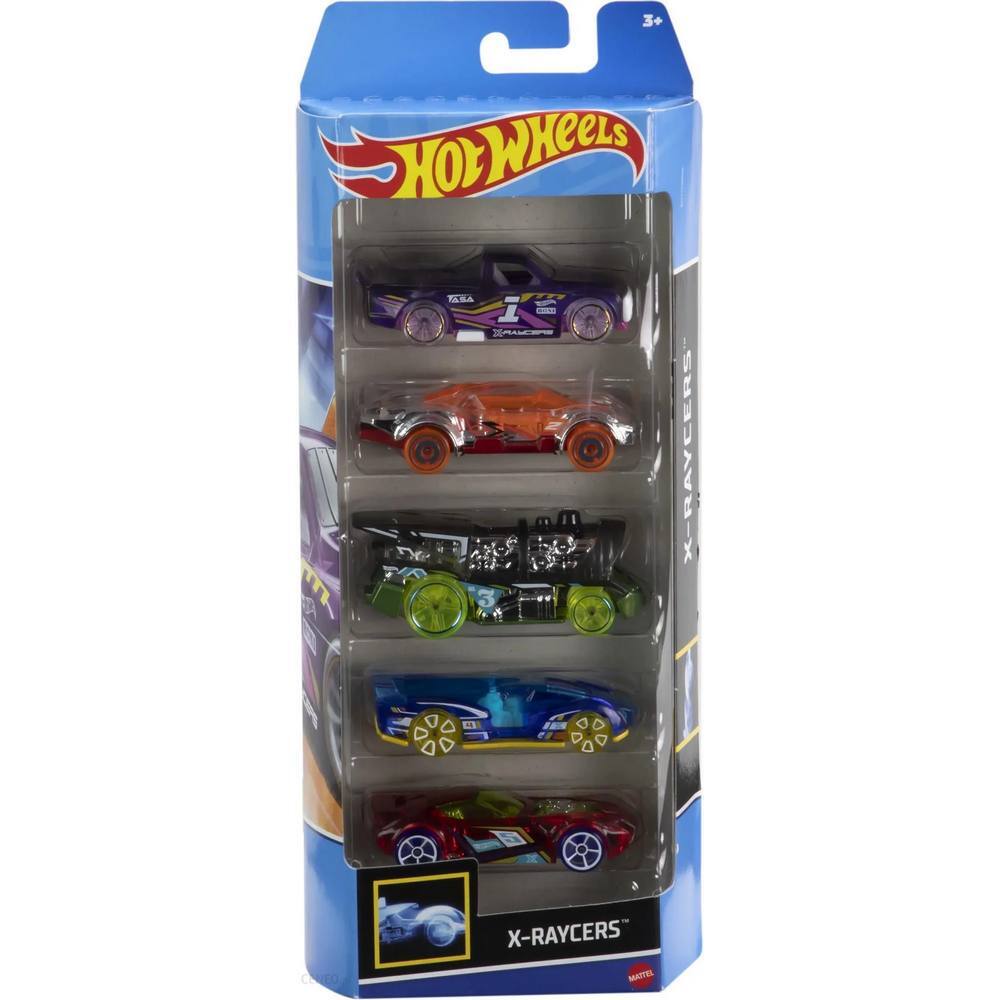 Hot Wheels Vehicles 1:64 5 Pack - X Raycers