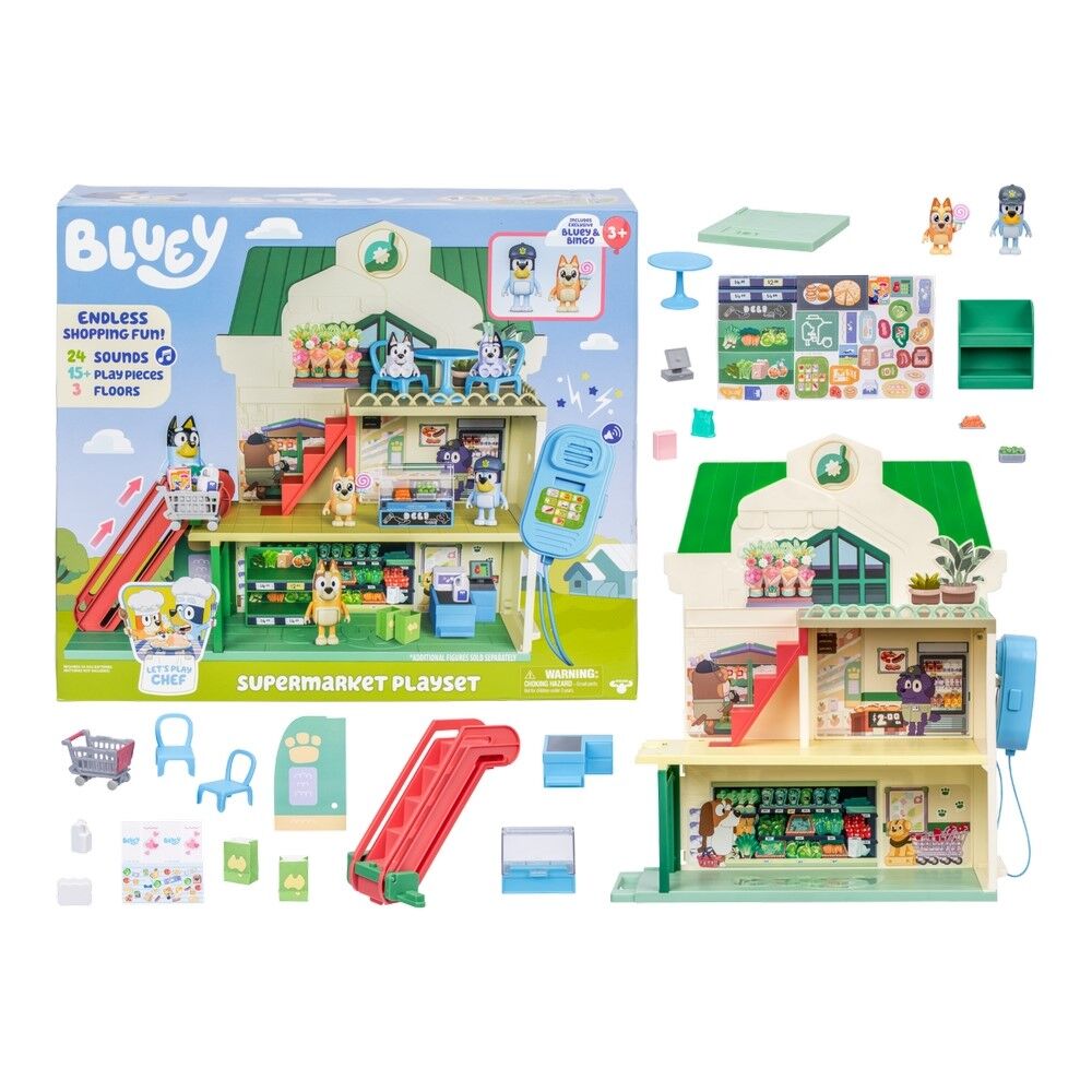 Bluey Supermarket Playset