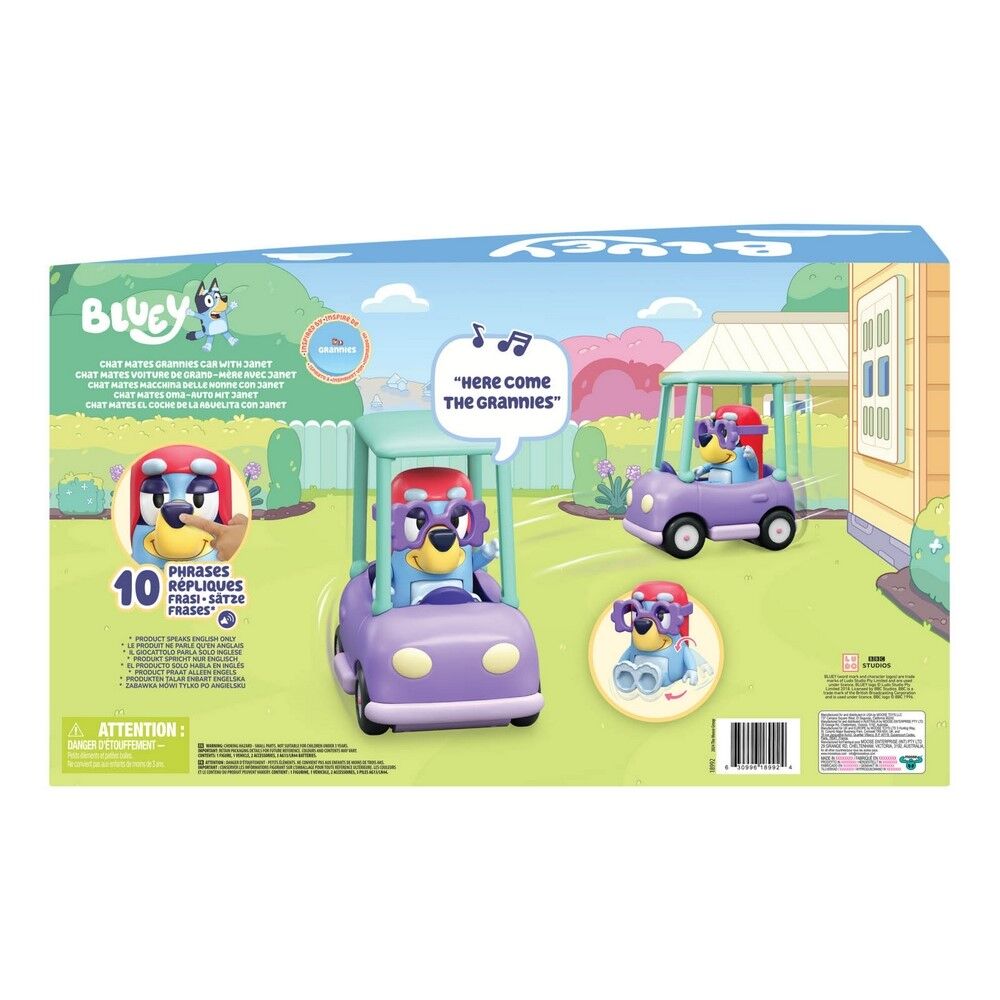 Bluey Grannies Car with Janet
