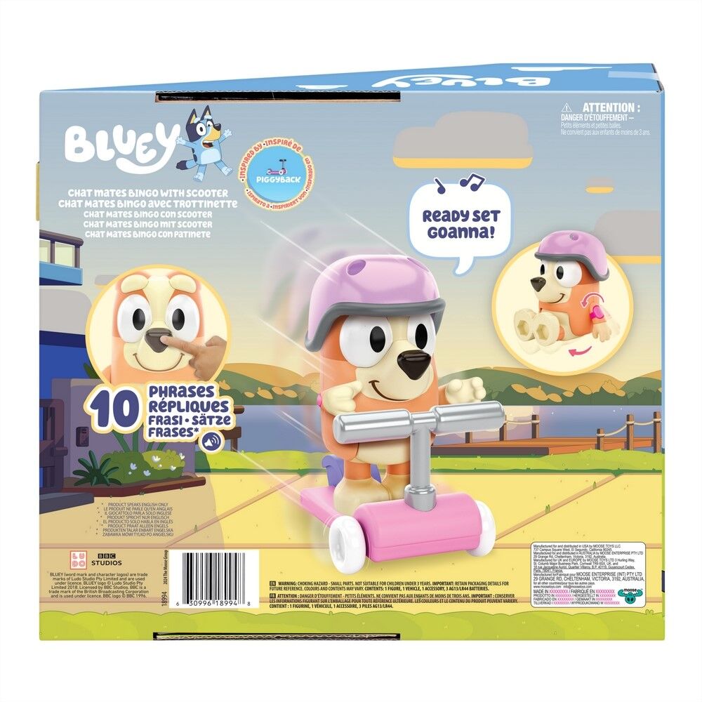 Bluey Chat Mates Bingo with Scooter