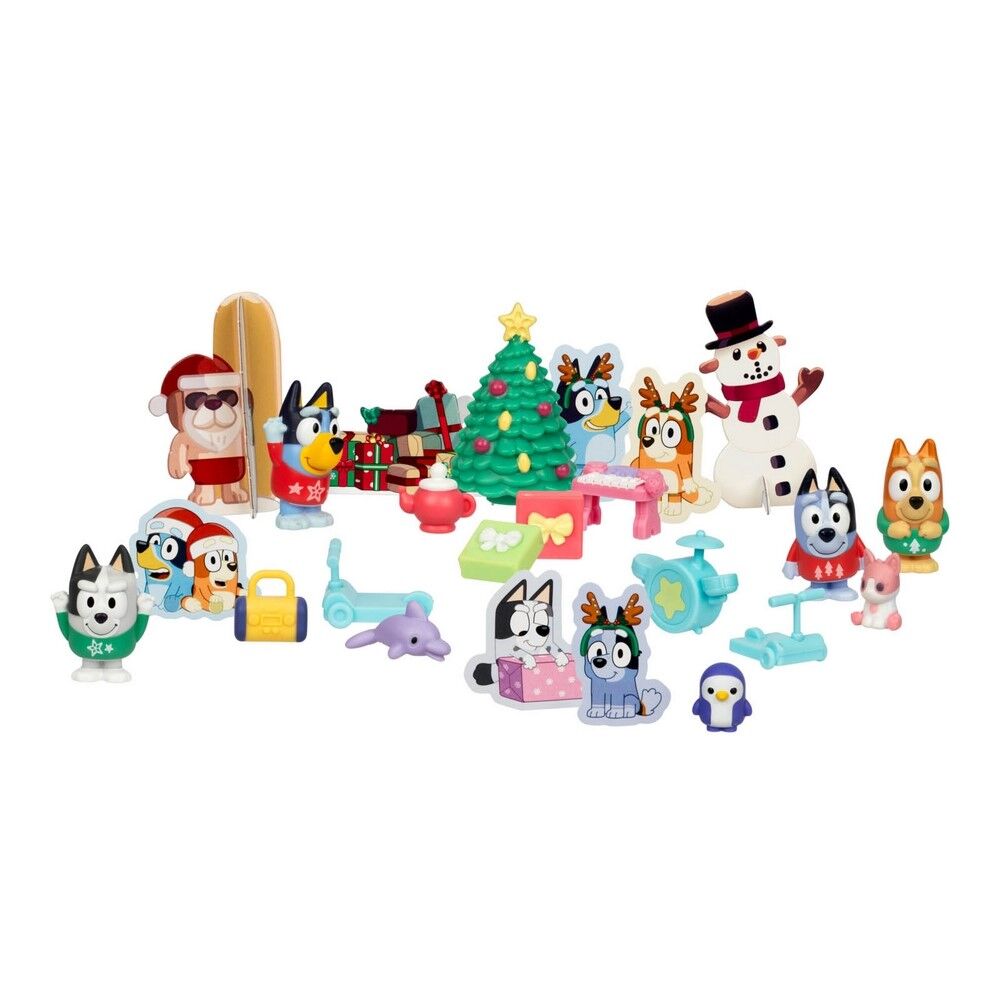 Bluey S13 Mini Figure Advent Calendar with 24 Surprise Gifts