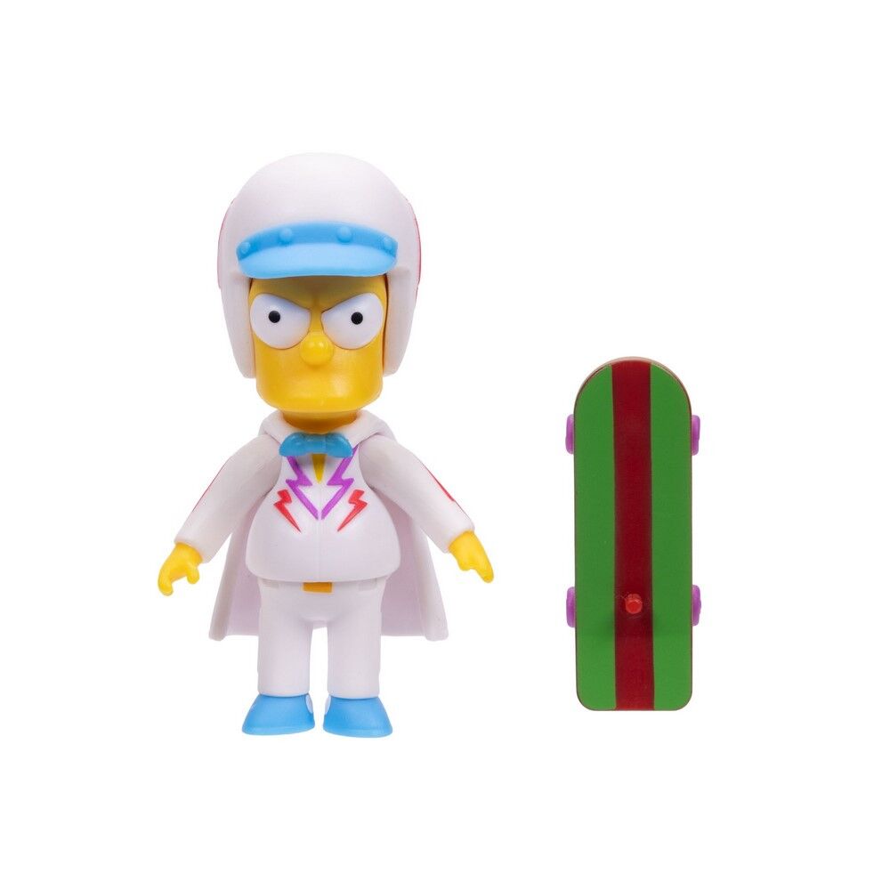 The Simpsons Bart 2.5 Inch Action Figure with Skateboard Accessory