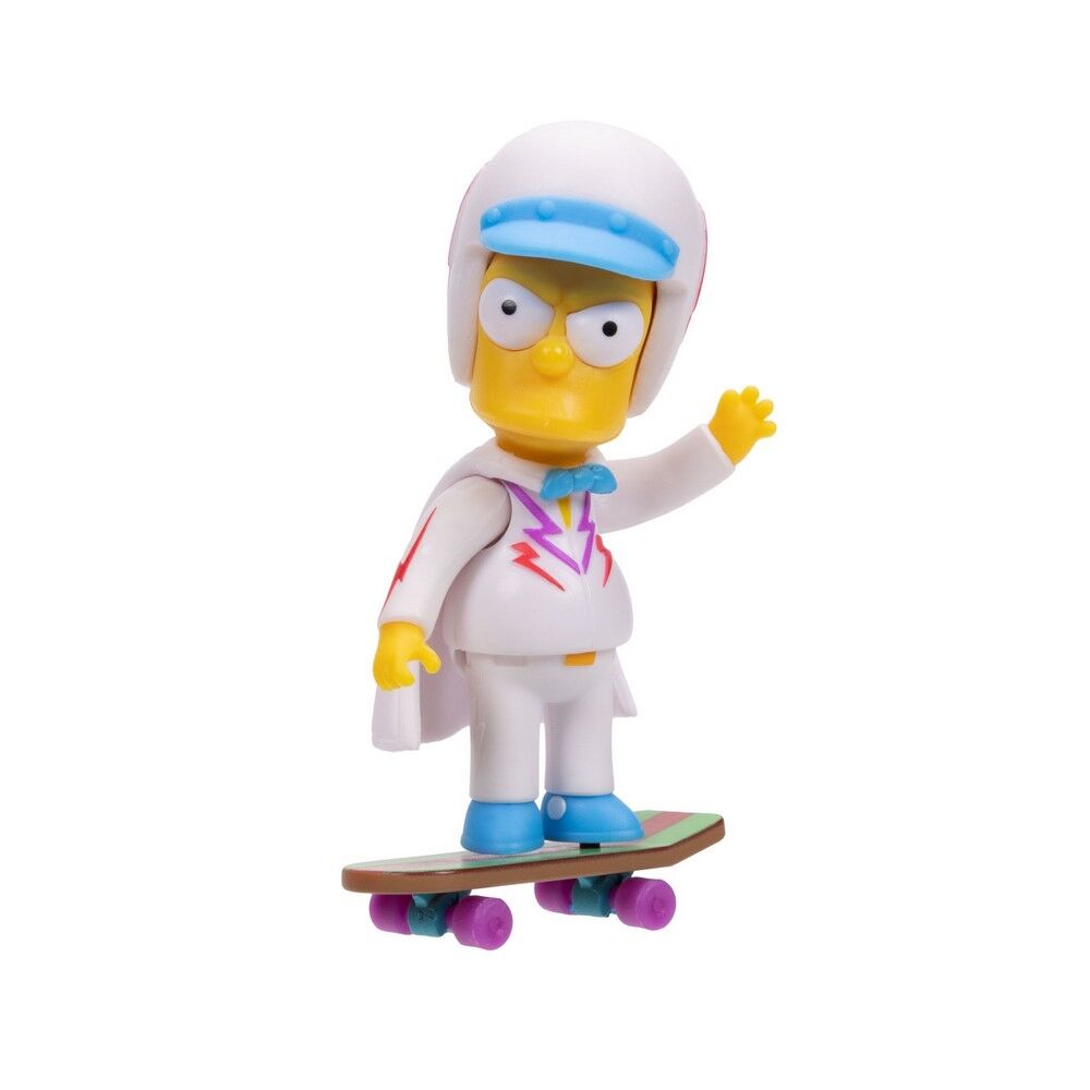The Simpsons Bart 2.5 Inch Action Figure with Skateboard Accessory