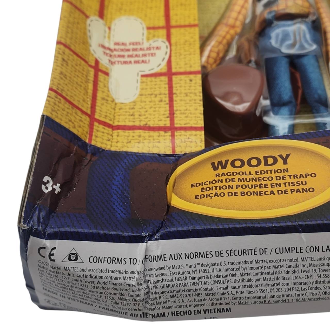 Disney Pixar Toy Story 5 Woody Ragdoll Edition Figure – Damaged Packaging