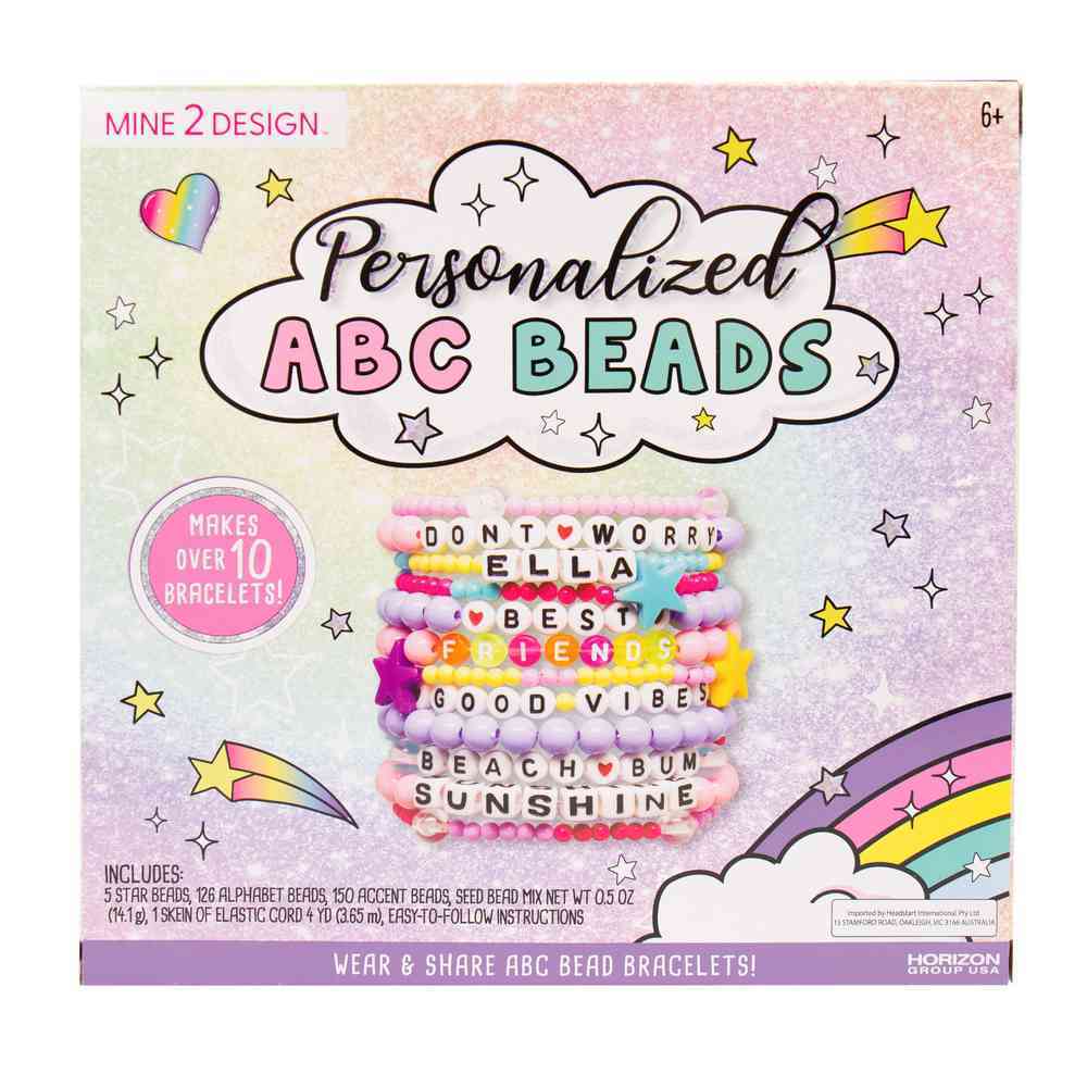 Personalized ABC Beads Wear & Share Bracelets