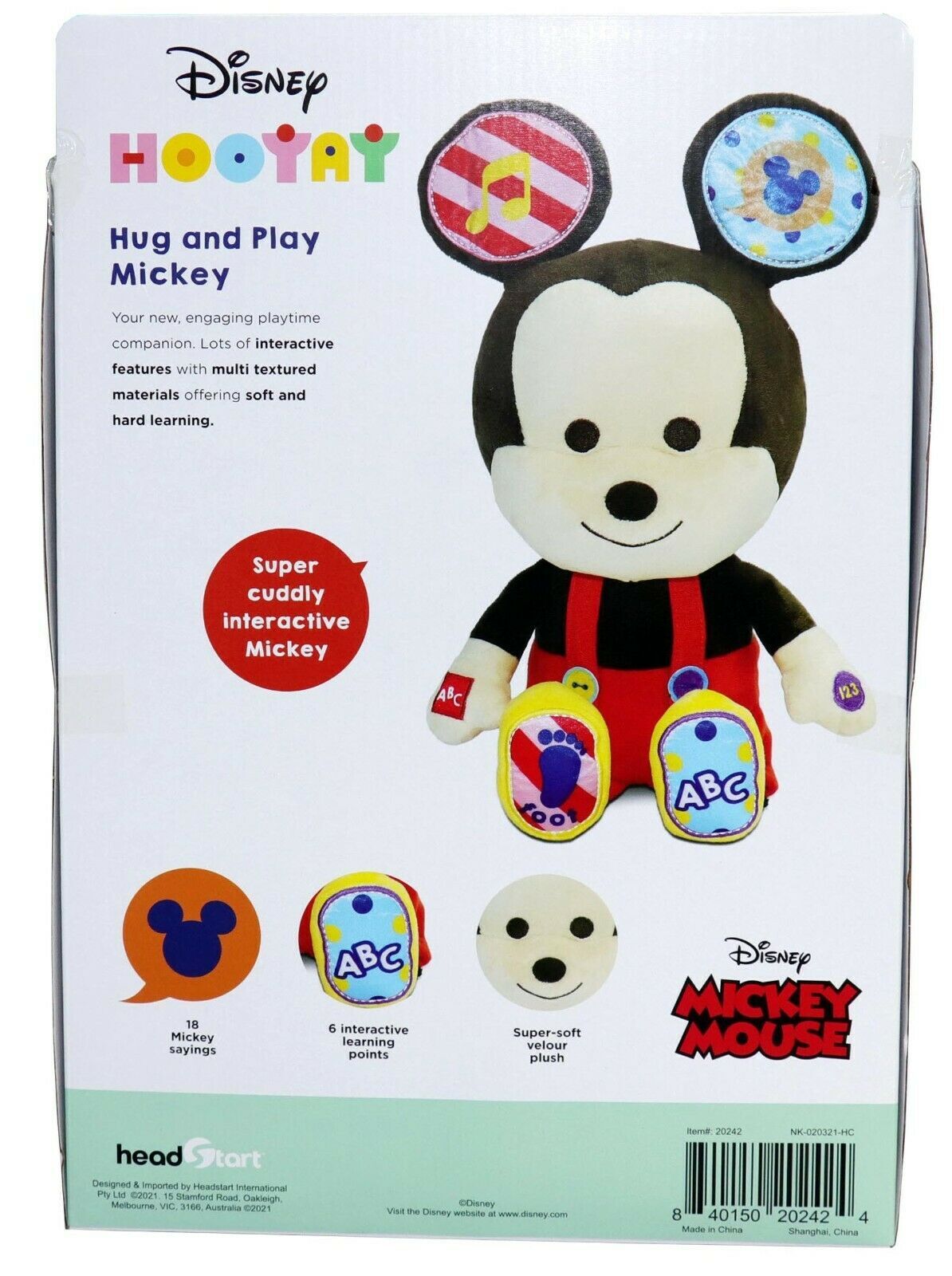 Disney Hooyay - Hug and Play Mickey