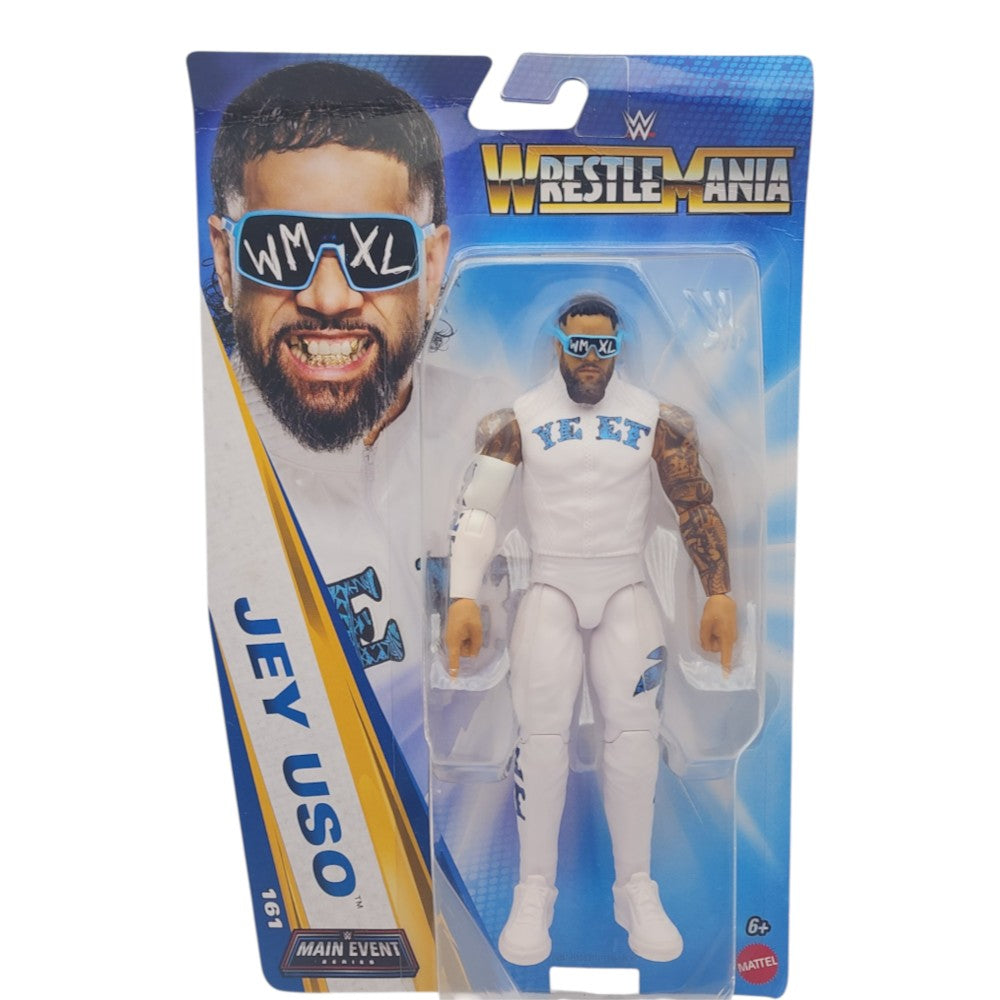 WWE WrestleMania Main Event Series 161 Jey Uso Action Figure – Damaged Packaging
