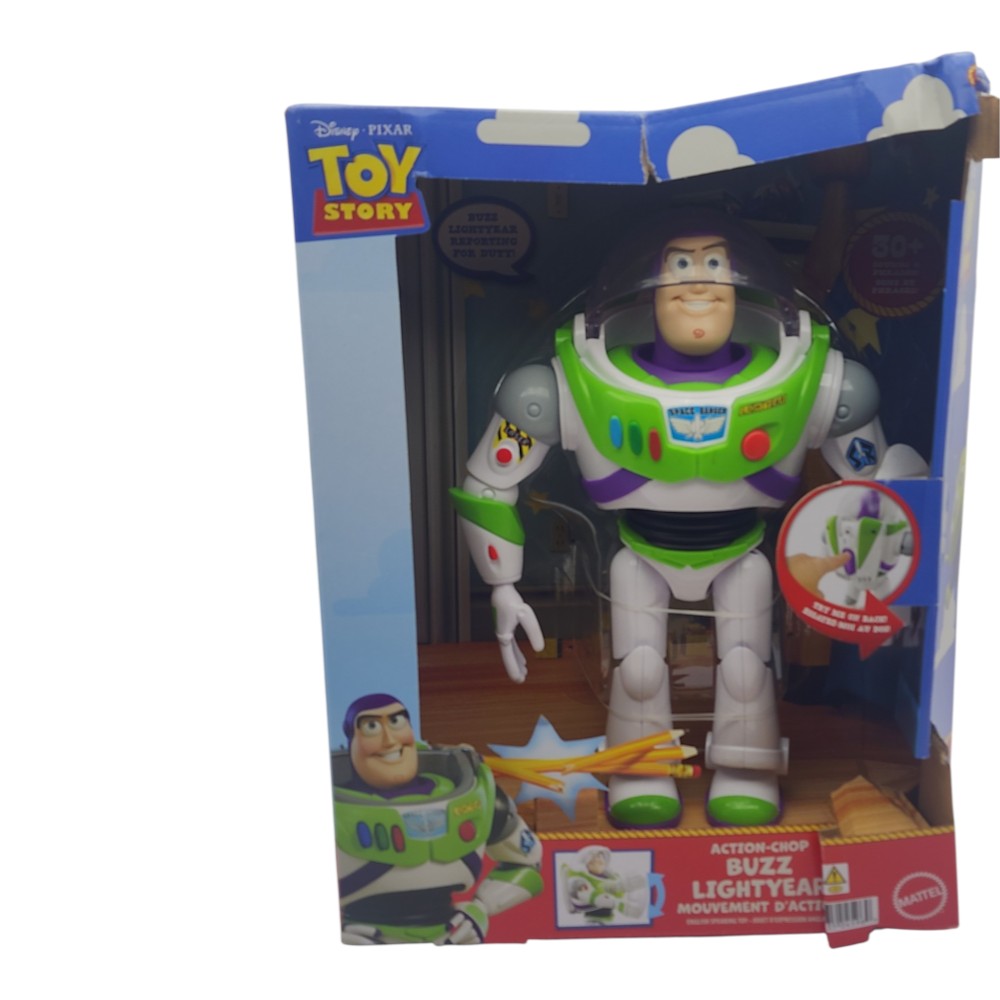 Disney Pixar Toy Story Action-Chop Buzz Lightyear Figure – Damaged Packaging