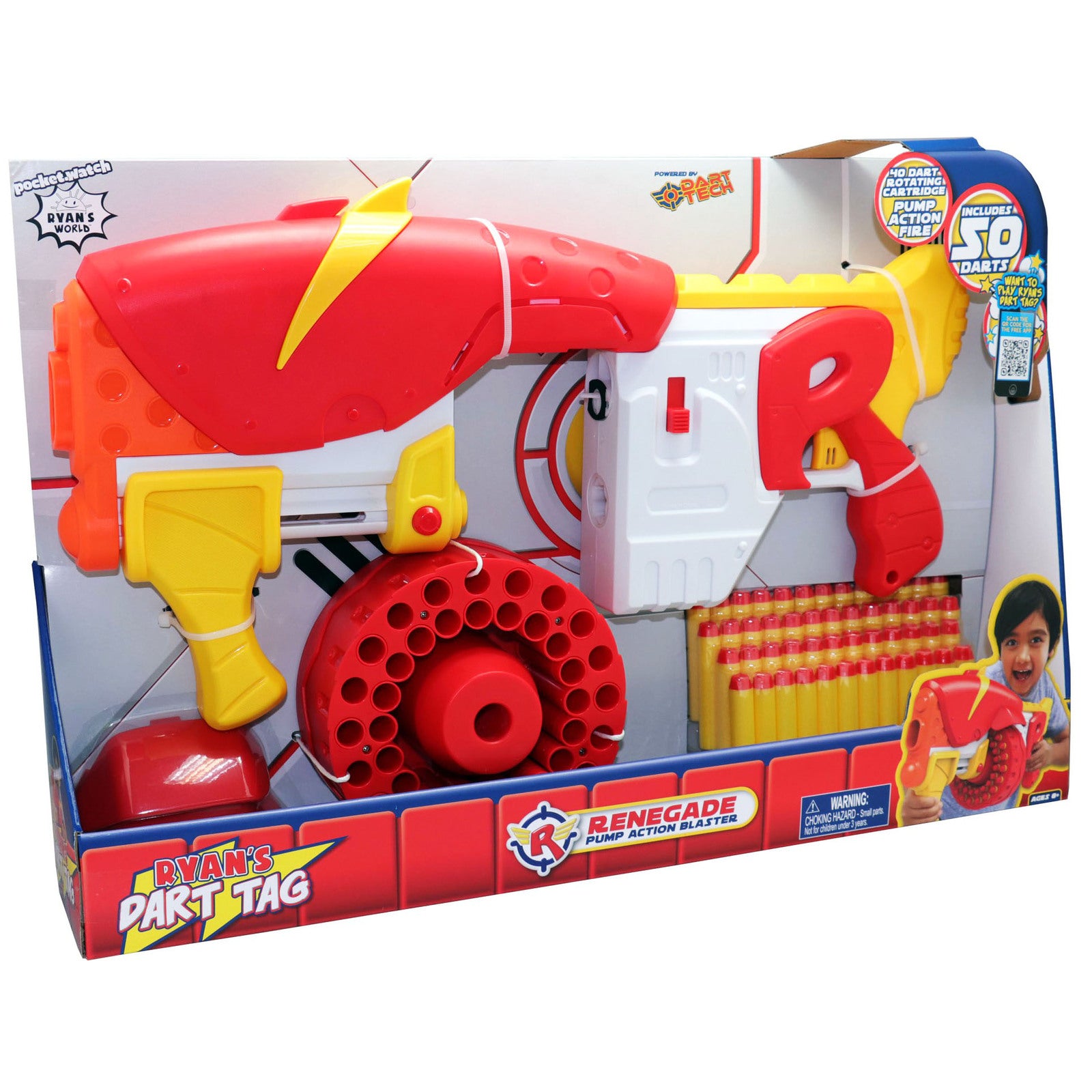 Ryans World Dart Tag - Renegade Pump Action Blaster