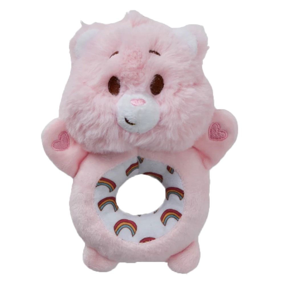 ReSoftables Care Bears Baby - Cheer Bear Ring Rattle