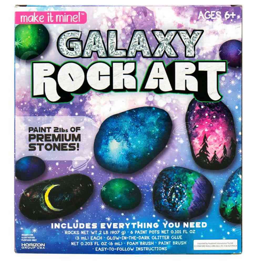 Make It Mine - Galaxy Rock Art