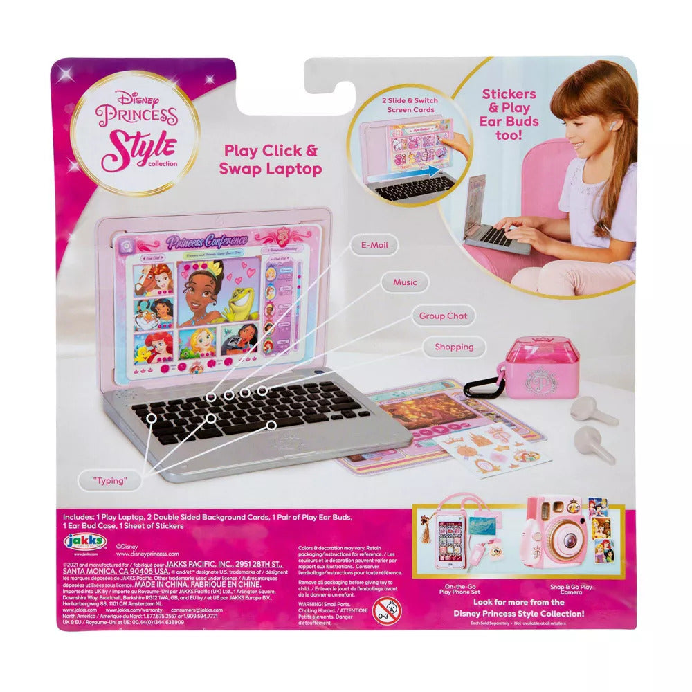 Disney Princess Style Collection - Play Click & Swap Laptop