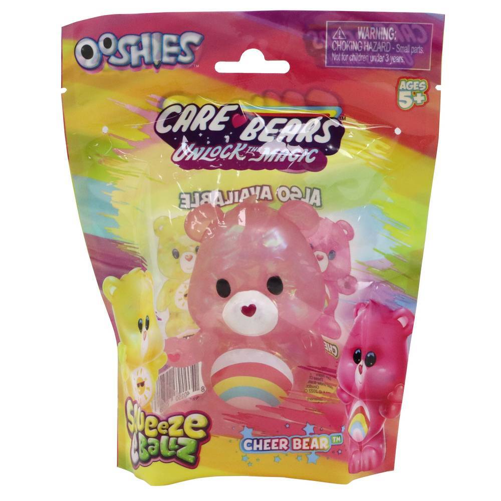 Care Bears Unlock the Magic Ooshies Squeeze E Ballz - Cheer Bear