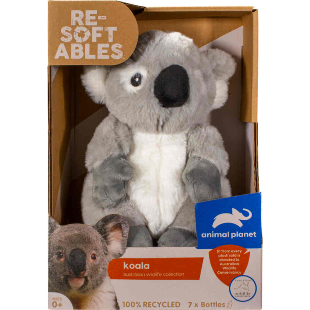 Resoftables Animal Planet Medium Plush - Koala
