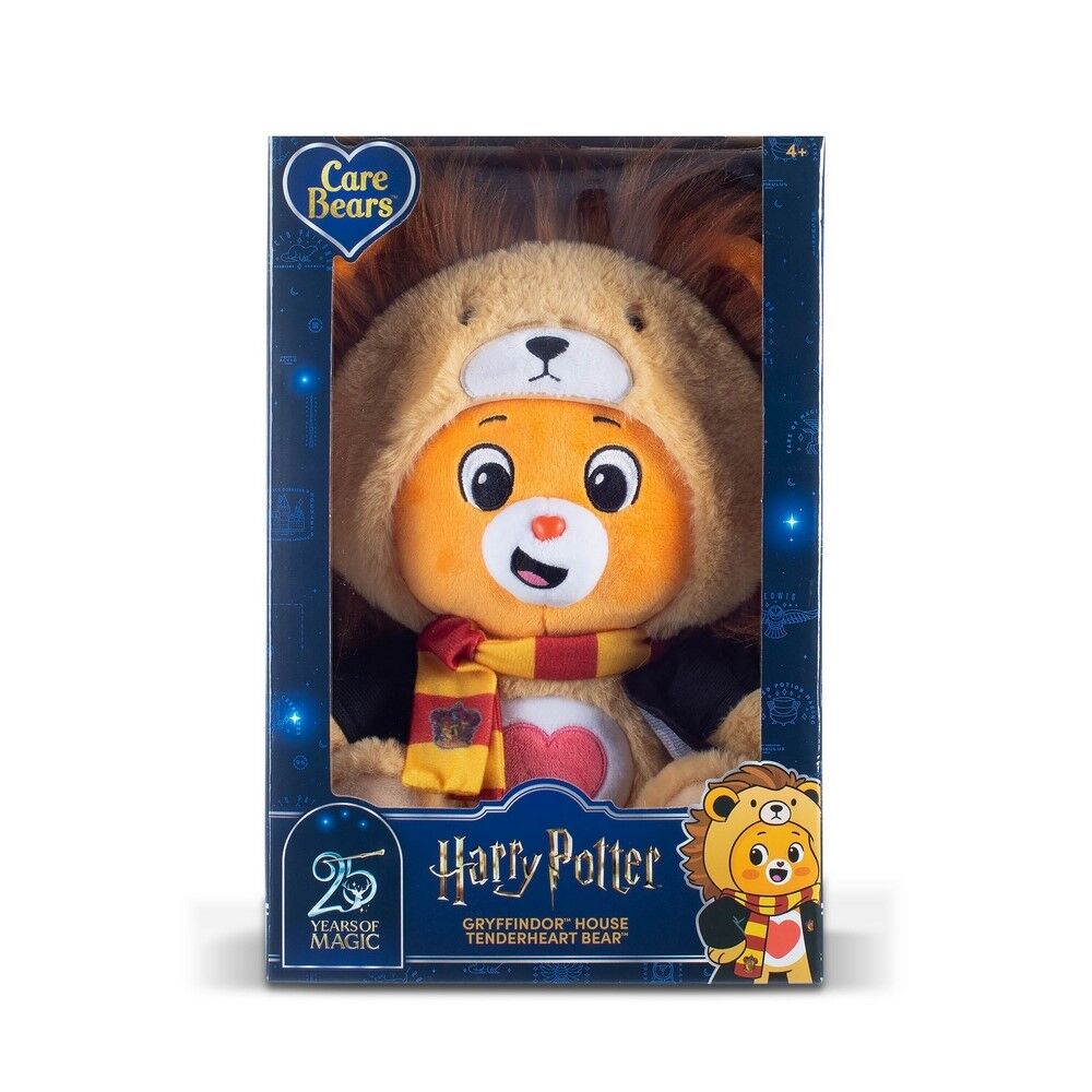 Care Bear Harry Potter Hoodie Plush Tenderheart Bear 25 Years of Magic - Gryffindor House