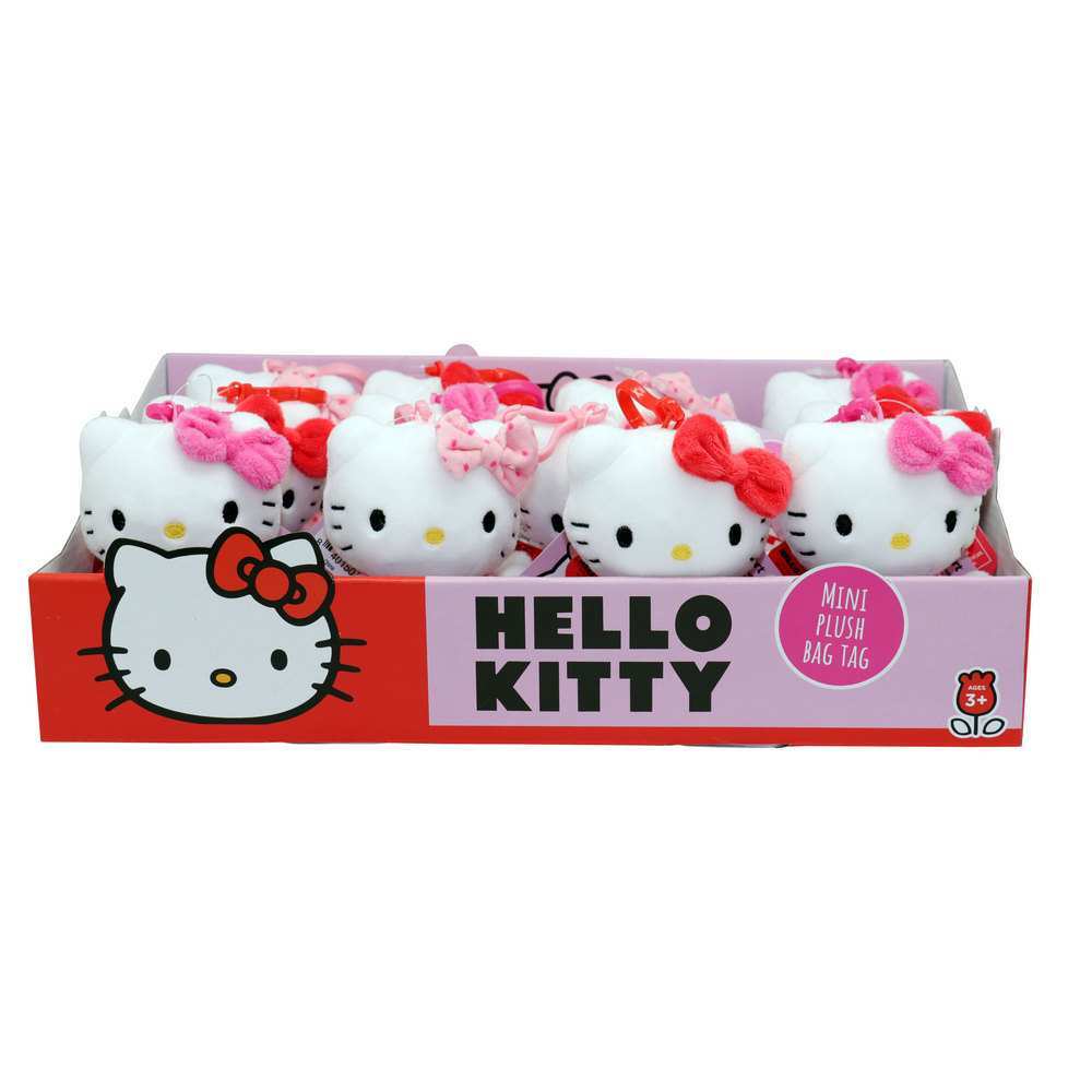 Hello Kitty Bag Tag - Hot Pink Bow