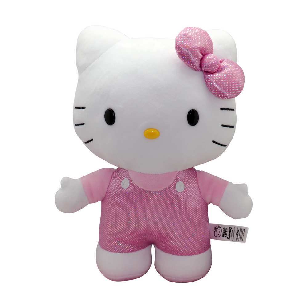 Hello Kitty Plush - Sparkly Pink Bow (12")