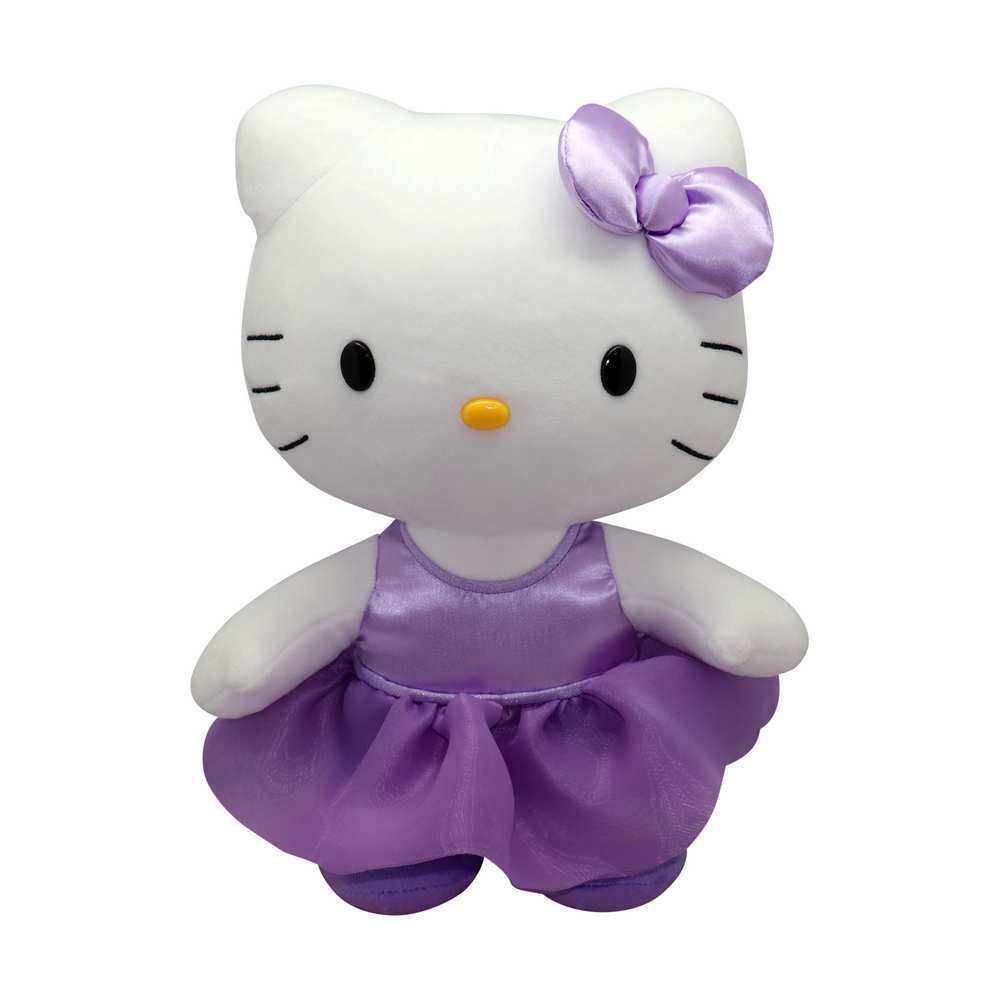 Hello Kitty Plush - Purple Bow (12")