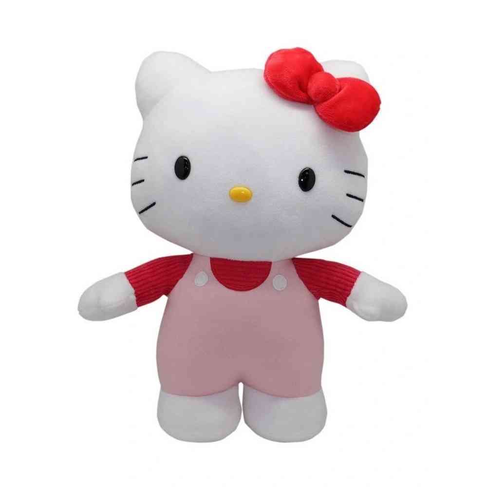 Hello Kitty Plush - Pink Overalls (12")